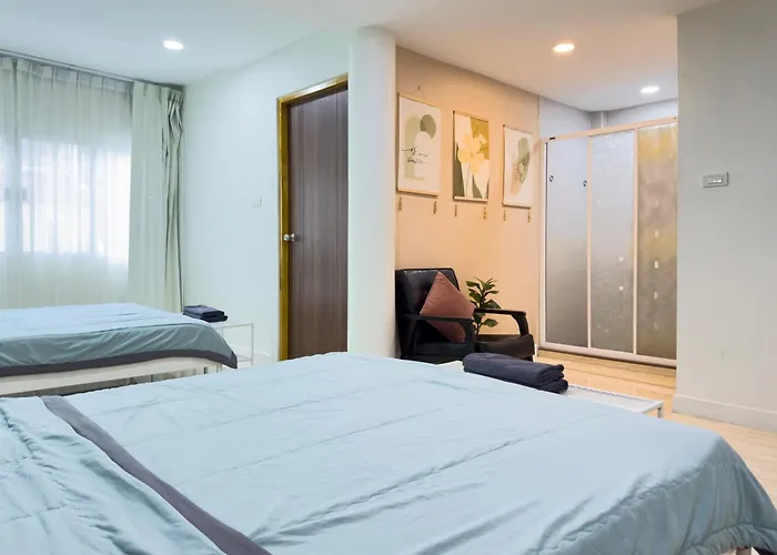 Villa 日韩旅游区市中心5房别墅民宿 Bangkok